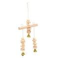 thumbnail image 3 of Bird Swing Toy Hanging Swing Bells Chew Toy for Parrots Mynahs Macaws and Other Small Birds, 3 of 9