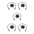 thumbnail image 1 of Wisewang 3.5mm Audio Splitter Headset Accessory Professional Stable Small Size Earphone Adapter Connector Device Adapting Tools black 5Set, 1 of 5