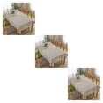 thumbnail image 2 of Advancent Mantel de ganchillo de algodón, cubierta de rectangular, estilo grueso hueco a prueba de polvo para comedor, decoración de Año Type1 NO1, 2 of 6