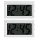 thumbnail image 1 of 2 piezas Mini reloj de escritorio silencioso creativo creativo de 2 PCS para estudiantes Relojes pequeños pequeños relojes de viaje de automóvil digital pequeño, 1 of 6