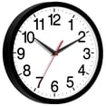 thumbnail image 3 of Reloj de pared Rohioue Modern de 35 cm, funciona con pilas, negro, 3 of 9