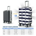 thumbnail image 6 of Easygdp Anchors Print Elastic and Washable Suitcase Protective Cover with Hidden Zipper Fits 18-32 inch Luggage -Medium, 6 of 9