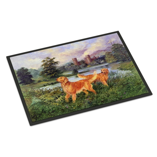 Golden Retrievers Door Mat