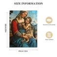 thumbnail image 2 of Nawypu Da Vinci Canvas Wall Art Louvre Virgin Child Anne Framed Painting Large Canvas Art for Bedroom Office Livingroom Ready to Hang, 2 of 5