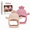 Beige&Pink, variant on MONIRIXAR Silicone Baby Teether,Easy-Grip Multi-Texture Teething Toy for 0+ Months,BPA-Free,Beige