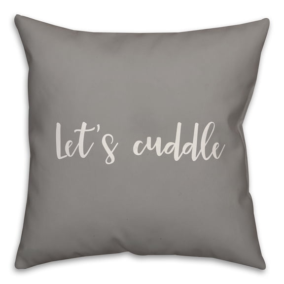 Creative Products Let's Cuddle 16x16 Spun Poly Pillow