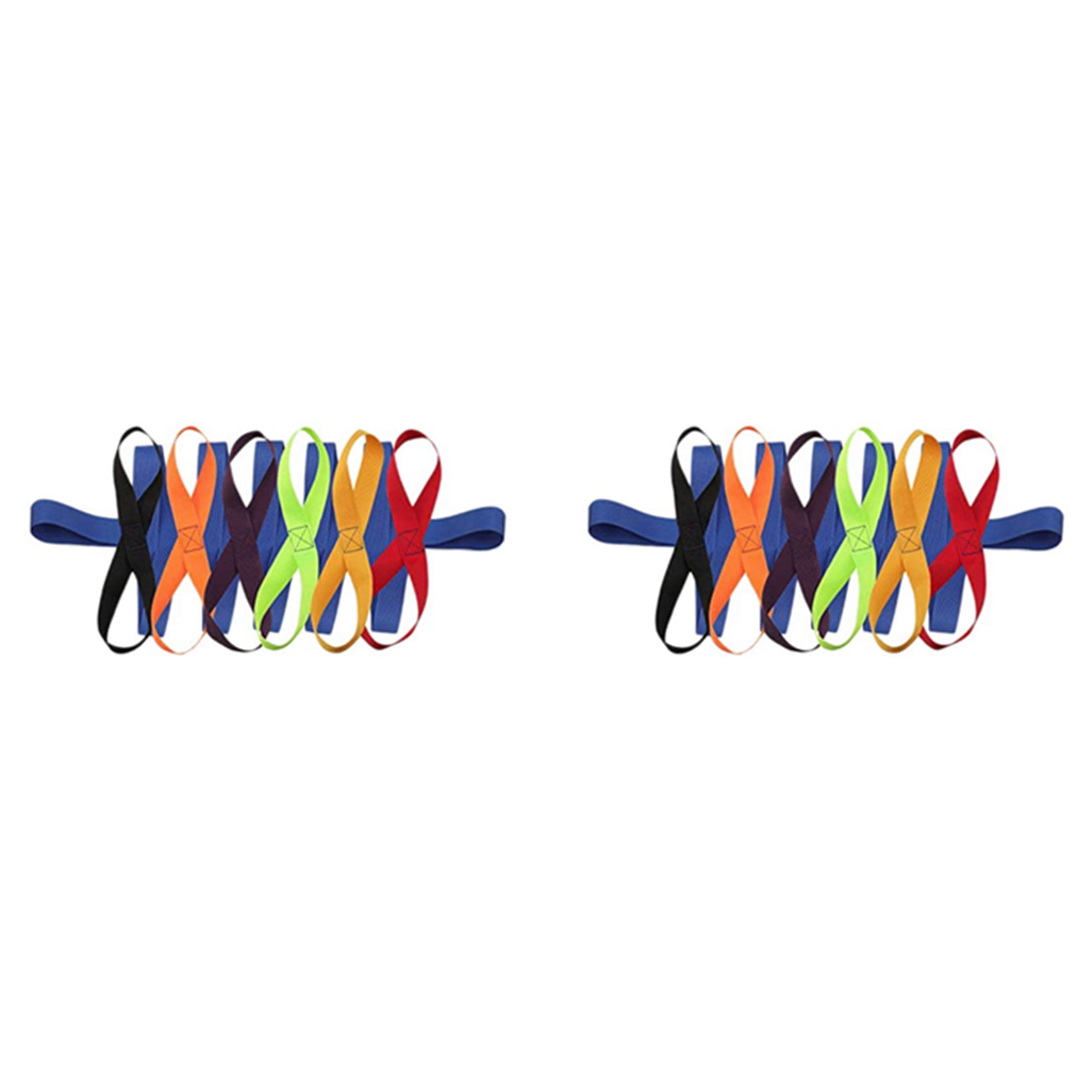 2X Children's Walking Ropes for Preschool Daycare School Kids Outdoor Colorful Handles for Up to