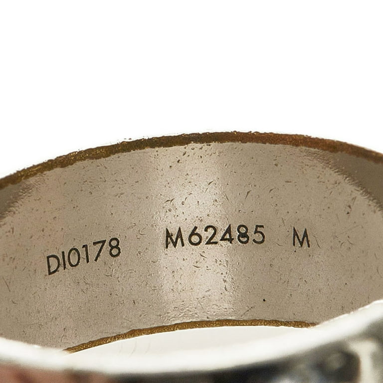 Authenticated Used Louis Vuitton monogram ring M62485 silver metal men's  LOUIS VUITTON 