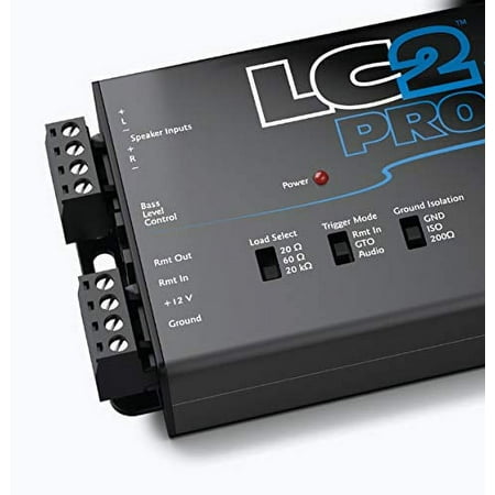 AudioControl - 2-Channel Active Line Output Converter with AccuBASS and Subwoofer Control - Black