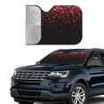 thumbnail image 4 of Bingfone Red Glitter1 Car Windshield Sun Shade Protector Keep Your Vehicle Cool Sun Shield Visor Cover Foldable For Car Truck Suv-Small, 4 of 9