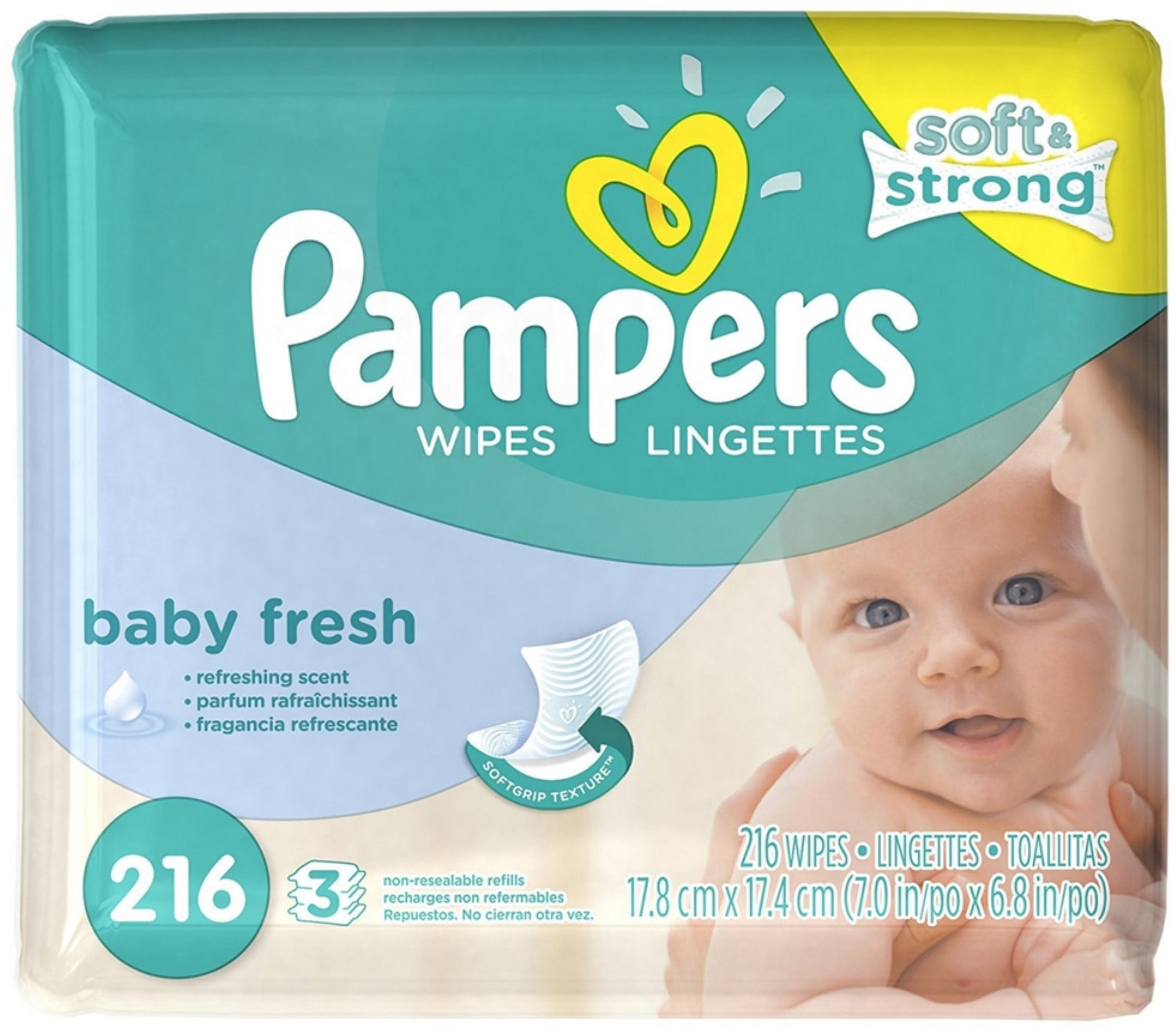 pampers soft care wipes