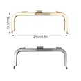 thumbnail image 4 of Baohd DIY Purse Accessory 鈥?Bag Handle Frame For Easy-To-Handle Bags Clasp Frame For Bag Handle Bag Frame Gold, 4 of 6