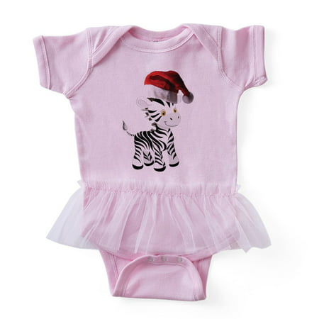 CafePress - Christmas Baby Zebra - Cute Infant Baby Tutu Bodysuit