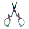 thumbnail image 1 of Rongfmy 1 Piece Special Guitar Shape Sewing Scissors Cross Stitch Cutting - Colorful, 1 of 9