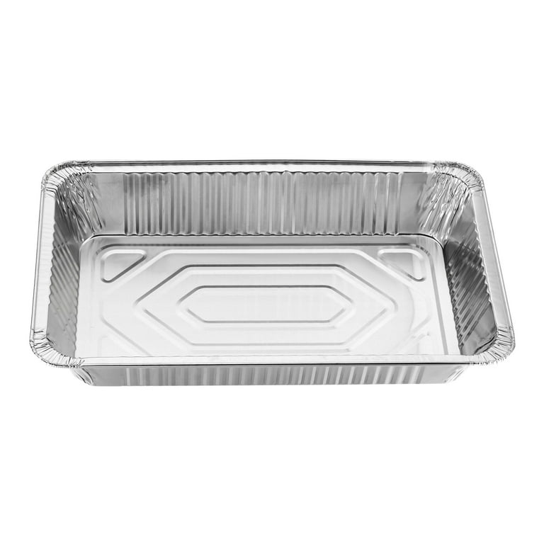 30 Pack Aluminum Foil Pans, 21x13 Full Size Disposable Trays for Steam  Table, Food, Grills, Baking, BBQ 