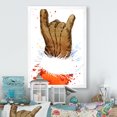 thumbnail image 1 of Designart Christmas Holiday Fancy Santa Claus IV Traditional Framed Wall Art, 1 of 4