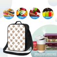 thumbnail image 4 of Disketp Retro Squirrel Bolsa Térmica Estampada para Almuerzo, Lonchera para Hombres y Mujeres Adultos, 4 of 7