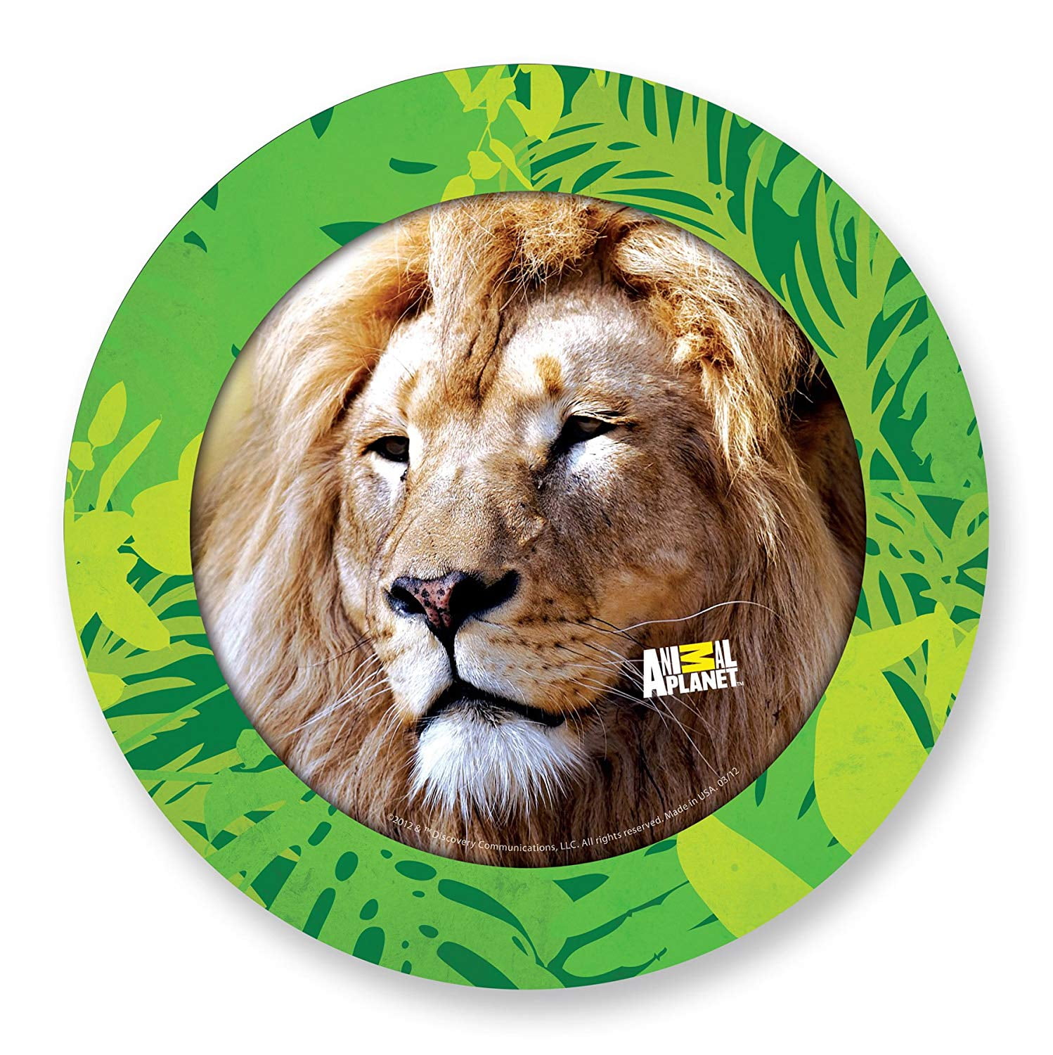 Primary Colors Animal Planet 9-Inch Party Plates, Set of 8