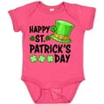 thumbnail image 3 of Inktastic Happy St. Patrick's Day Green Hat and Clovers Boys or Girls Baby Bodysuit, 3 of 5