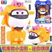 New Hot Super Wings 2" Scale Mini Transforming Anime Deformation Plane Robot Action Figures Transformation Toys Gifts For Kids
