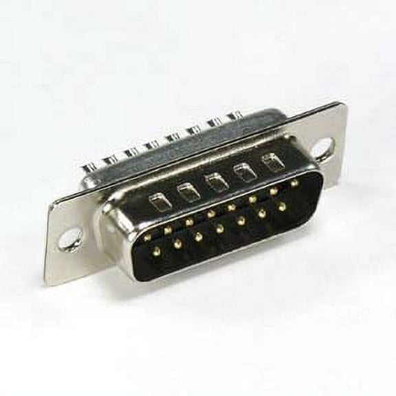 ACCL DB15 Male Solder Cup Connector, 1 Pack