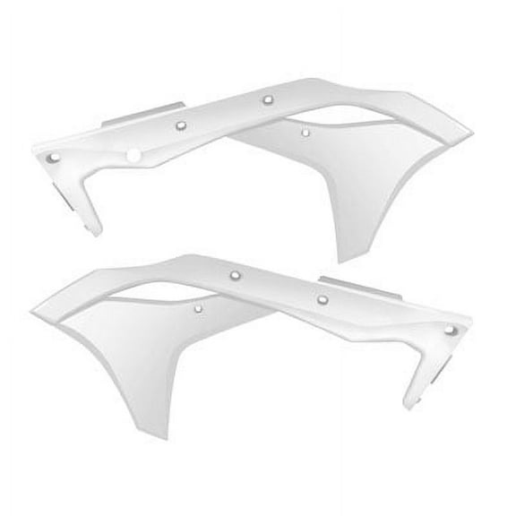 Acerbis Radiator Scoops White for Kawasaki KX250F 2017-2018