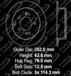Front Disc Brake Rotors and Ceramic Brakes Pads for 2010 Kia Soul 1.6L 2.0L