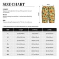 thumbnail image 4 of Kdxio Leaves Avocado Print Mens Sleep Shorts Bottoms Soft Comfy Pajama Wear Pants with Drawstring Pockets, 4 of 7