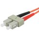 C2G / Cables To Go 09134 SC-ST 62/125 OM1 Câble Duplex Multimode à Fibre Optique en PVC, Orange (5 Mètres) – image 1 sur 4