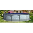 thumbnail image 2 of Lake Effect Pools Testudo 18' Round x 52" Resin Protected Steel Above Ground Swimming Pool, 2 of 7
