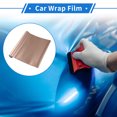 thumbnail image 2 of Unique Bargains 1 Pc Car Wrap Film Vinyl Wrap Cover Universal Car Protective Exterior Interior Rose Gold Tone 30.5x152cm/1ft x 5ft, 2 of 7