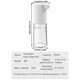 thumbnail image 4 of Ounissouiy Dispensador automático de espuma por inducción de 500 ml Baño con espuma Manos libres Sensor IR Contenedor táctil Juegos de accesorios de baño, 4 of 6