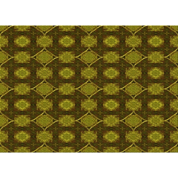 Ahgly Company Indoor Rectangle Patterned Blood Night Red Area Rugs, 8' x 12'