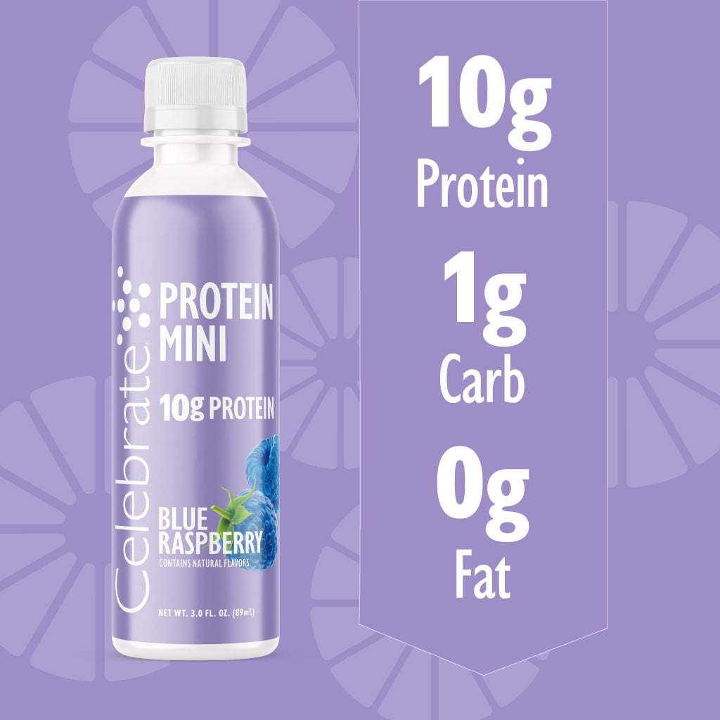 Celebrate Vitamins Collagen Mini Drink, Blue Raspberry, 12 count
