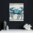 thumbnail image 4 of Shiartex  Vintage Beach Wall Decor Art Prints Crab Inspiration Ocean Marine Animal Picture for Bedroom Bathroom Home Decor Stretched and Framed Ready to Hang 16x20 in/12x16 in, 4 of 4