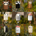 thumbnail image 3 of Vintage Wind Chime - Boho Style, Suitable for Outdoor, Garden, Patio Decoration. Cute Animal Groundhog Wind Chime,C, 3 of 7