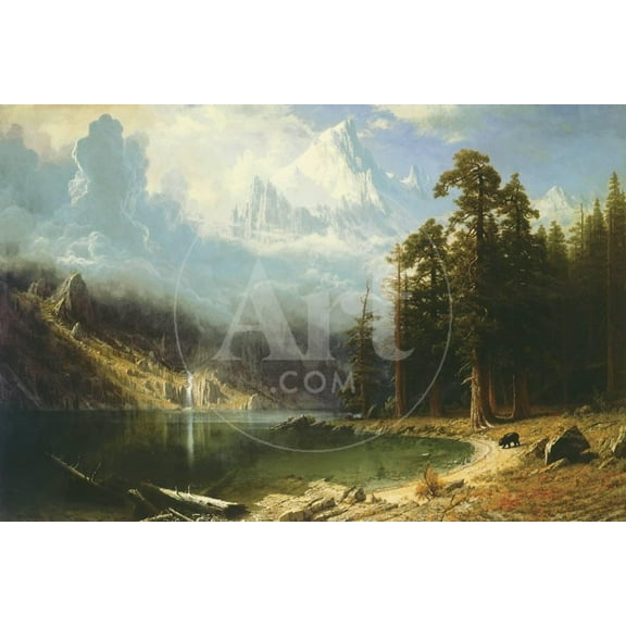 Mount Corcoran, Scenic Unframed Art Print Wall Art by Albert Bierstadt Sold by ArtCom