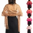 thumbnail image 5 of Soumake Lace Bride Shawl Stylish Floral Tassels Decor Evening Shawl For Party Fashion, 5 of 8