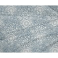 thumbnail image 4 of oneOone Polyester Lycra Grayish Blue Fabric Floral Mandala Sewing Fabric By The Yard Printed Diy Clothing Sewing Supplies 56 Inch Wide, 4 of 4
