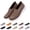 04# Brown, variant on Women Mesh Walking Shoes 2026 Summer Breathable Non-Slip Soft Sole Slip-on Loafers Tennis Shoes,Pink#43