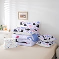 thumbnail image 6 of Castle Fairy Cartoon Cats Twin Bedding Sets,Animal Pet Bedding Comforter Set, 6 of 8