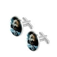 thumbnail image 2 of Bear Stylish Stainless Steel Shirt Clip Cufflink Set for Men's Silver Jewelry - for Formal and Business Attire, 2 of 6