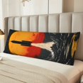 thumbnail image 4 of KLL Ultra Soft Microfiber Body Pillow Cover/Pillowcases 20"x54" with Hidden Zipper Closure-Retro Space Rocket Launch, 4 of 5