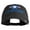 Black, variant on U.S. Air Force Roundel Embroidered Washed Solid Pigment Dyed Cotton Twill Brass Buckle Cap - Navy OSFM