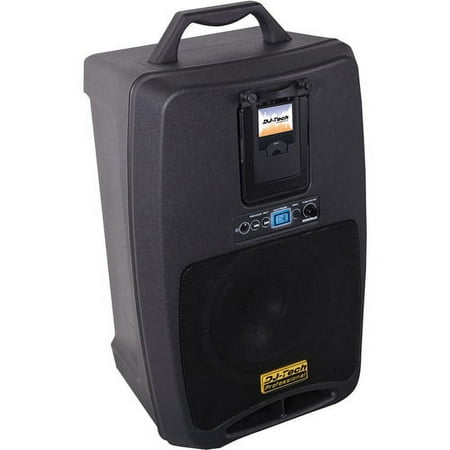 DJ Tech iVisa 80 Portable PA System with iPod/USB/MP3 Player, 80 Watts