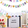thumbnail image 6 of Easter Bunny Clearancce Easter Party Decorative Bunny Flags Flags White Bunny Colorful Easter Bunny Flags Flags Floral, 6 of 6