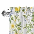 thumbnail image 2 of Valances for Windows Rod Pocket Short Curtain for Bathroom Living Room Bedroom 1 Panel 54x18in, 2 of 9