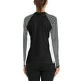 thumbnail image 5 of Alove Women's Stripe Swimwear Top Long Sleeves Rash Guard UPF 50 Swim Shirt, 5 of 5