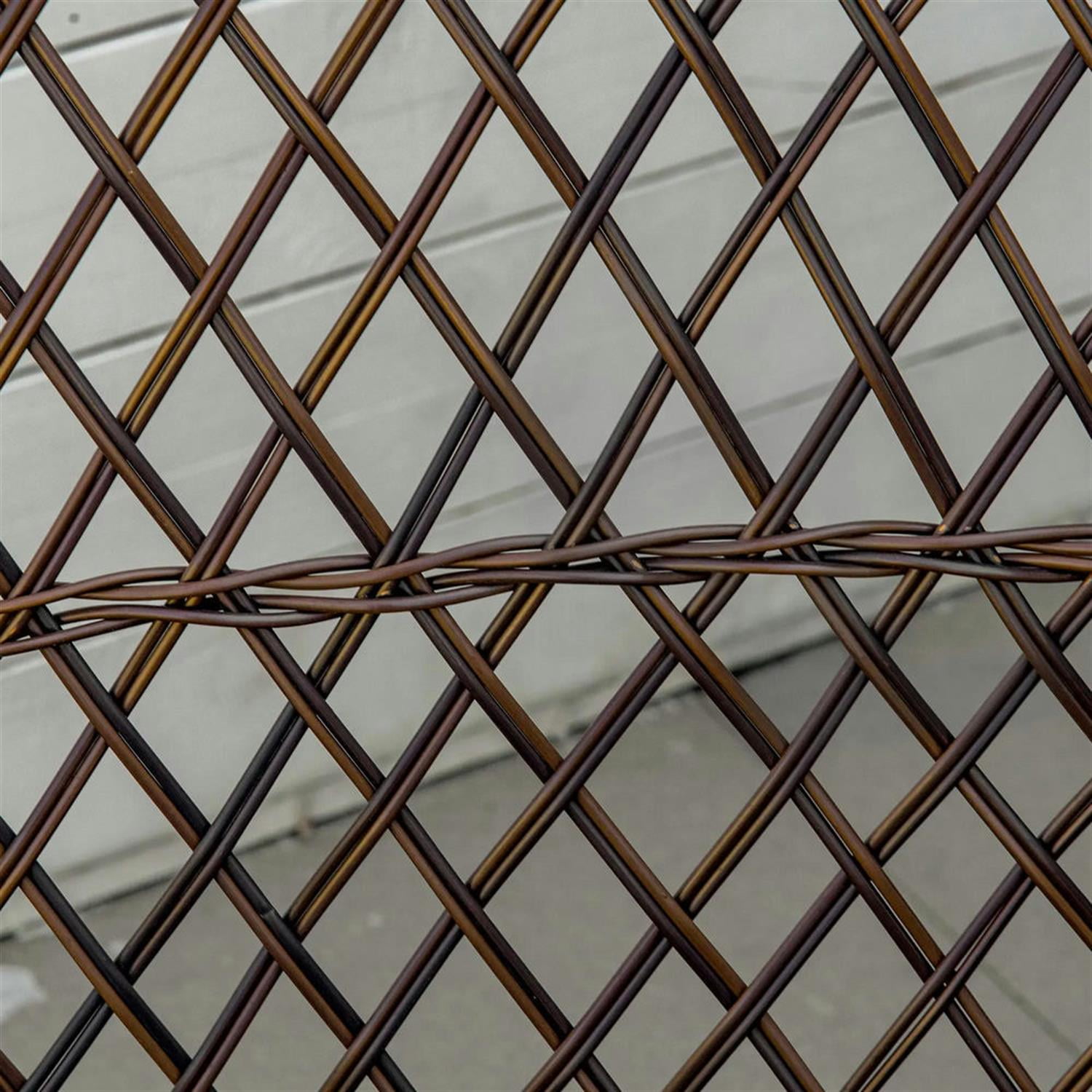 Demi Bonn Outdoor PE Rattan Wicker Recliner with Soft Pillow, Garden Relaxing Swing Chair, Durable Lounge Seat Furniture for Patio, Garden, White