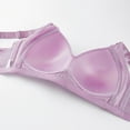 thumbnail image 5 of Lixiuxyad Plus Size Wireless Support Bra Seamless Comfort Underwear Full Coverage Non Padded T Shirt Lingerie For,Bras for Women Purple 38, 5 of 5
